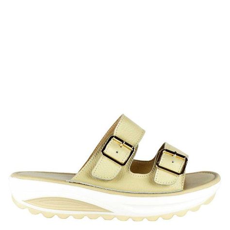 Sandalia Agatha Beige De Cuero Takones-0