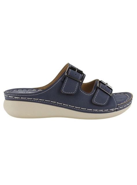 Sandalia New Walk Lili Confort Azul-0