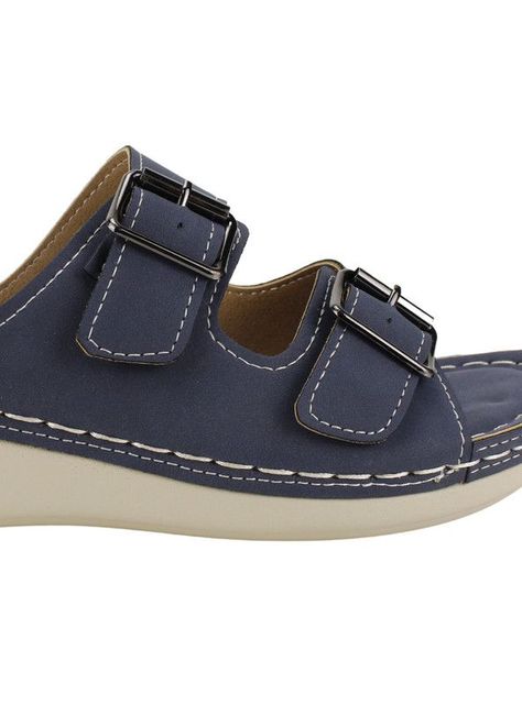 Sandalia New Walk Lili Confort Azul-3