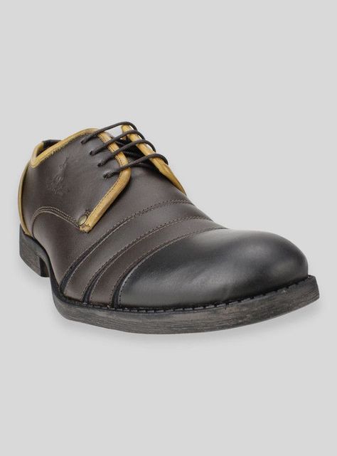 Zapato Polo Club Casual Cuero Café-1