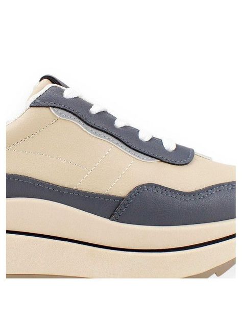 Zapatilla New Walk Amy Chunky Beige-3