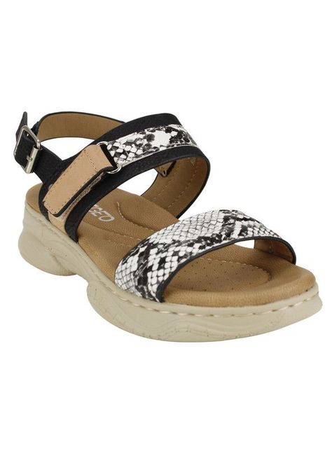 Sandalia Nat Geo Kids Snake Negra-1