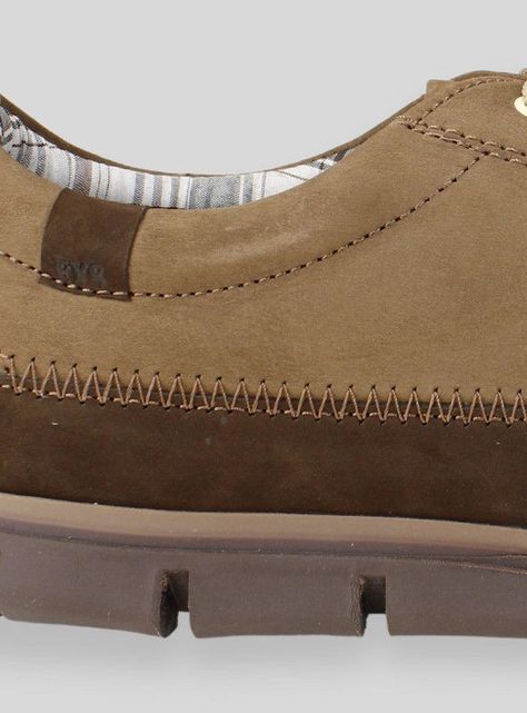 Zapato Exs Cuero Bitono Café-3