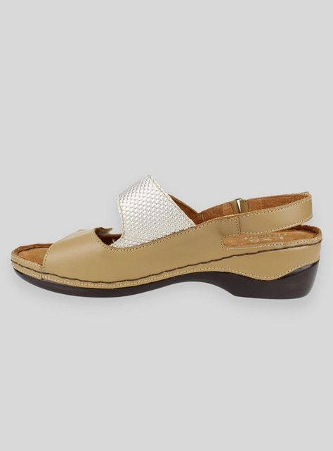 Sandalia Exs Confort Cuero Beige-2