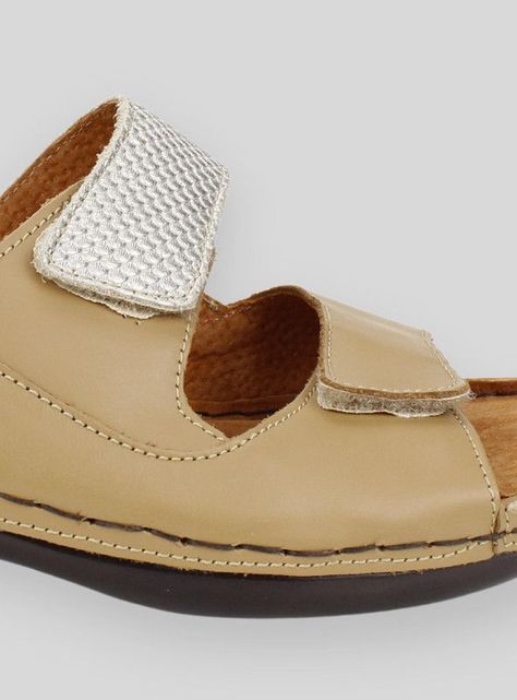 Sandalia Exs Confort Cuero Beige-3
