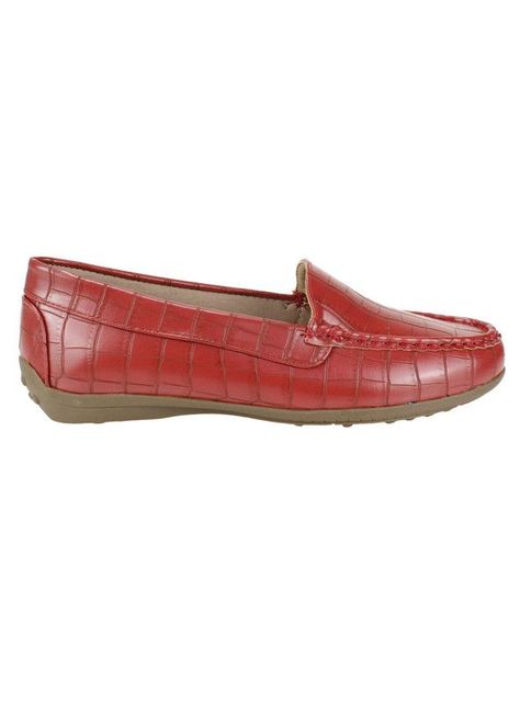 Mocasín New Walk Coco Confort Rojo-0