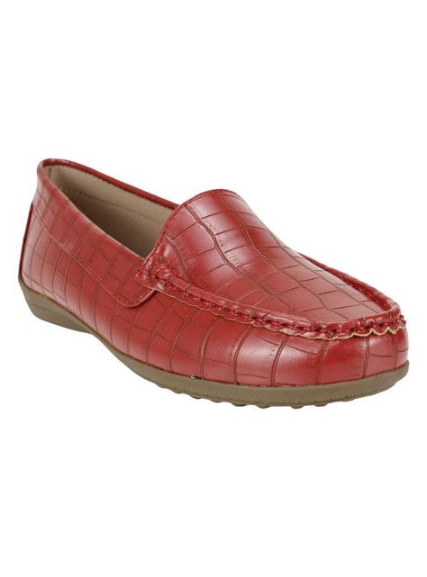 Mocasín New Walk Coco Confort Rojo-1