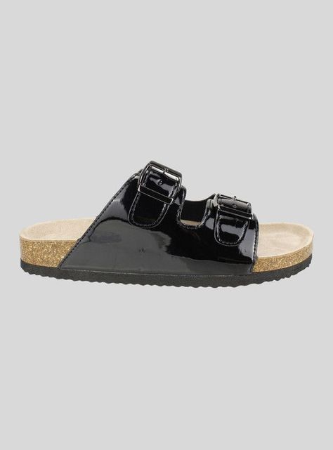 Sandalia New Walk Doble Correa Brillante-0