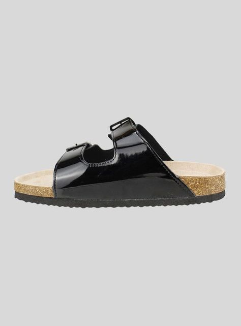 Sandalia New Walk Doble Correa Brillante-2