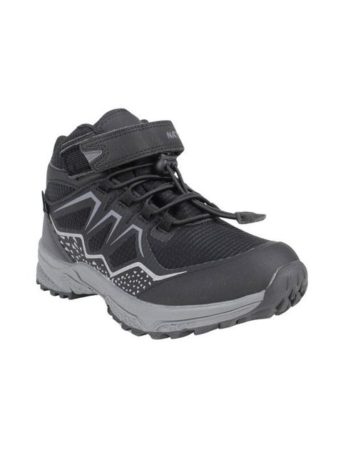 Botín Waterproof Velcro Negro-1