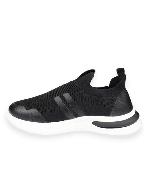 Zapatilla New Walk Urbana Malla Negra-2