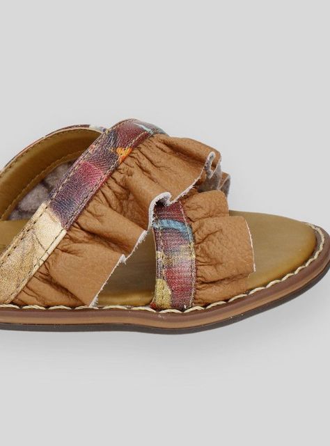 Sandalia Exs Flequillo Cuero Camel-3