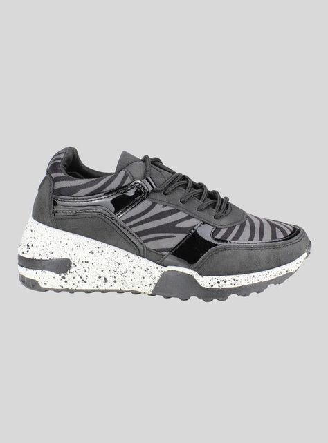 Zapatilla New Walk Cebra Negra-0