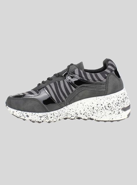 Zapatilla New Walk Cebra Negra-2