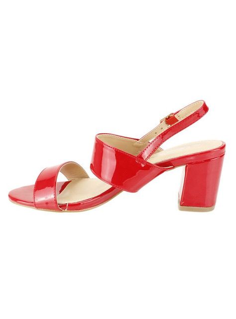 Sandalia New Walk Argolla Roja-2