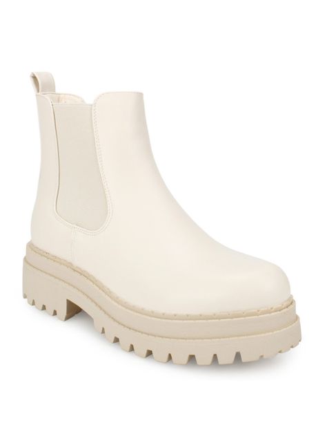 Botín New Walk Elástico Beige-2