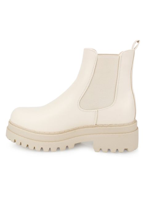 Botín New Walk Elástico Beige-3