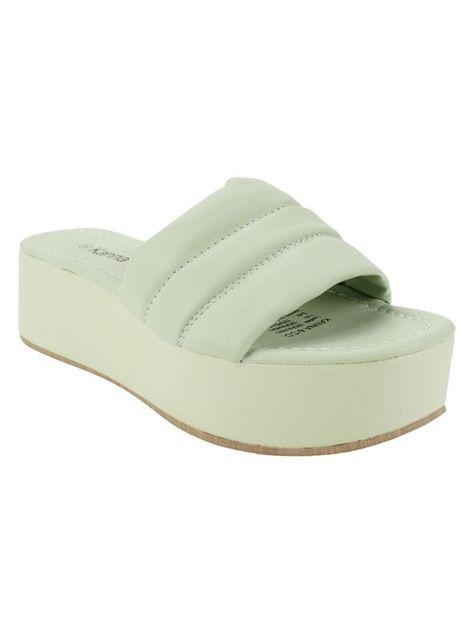 Sandalia Kanna & Co Slip On Turquesa-1