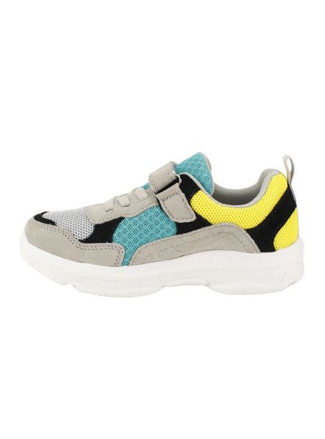 Zapatilla Nat Geo Kids Chunky Cuero Gris-2