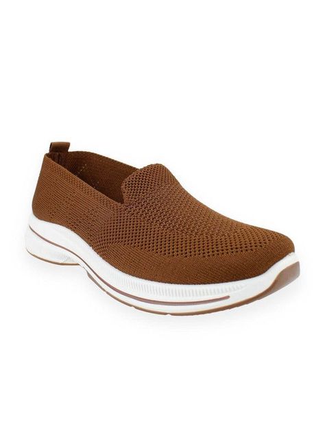 Zapatilla New Walk Malla Marrón-1