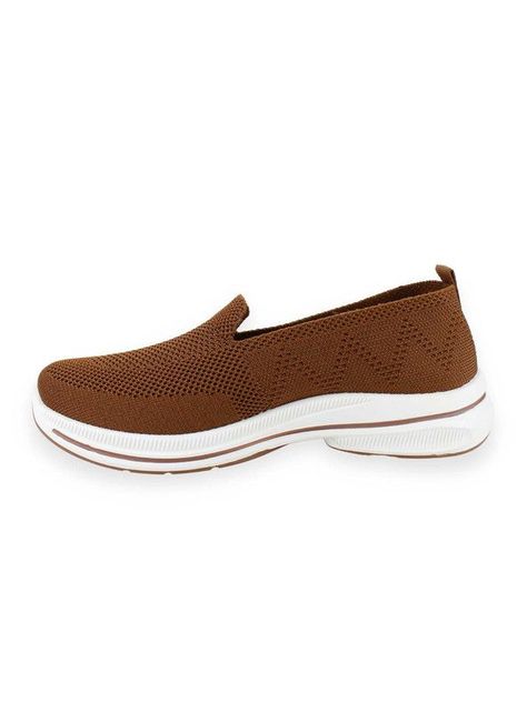 Zapatilla New Walk Malla Marrón-2