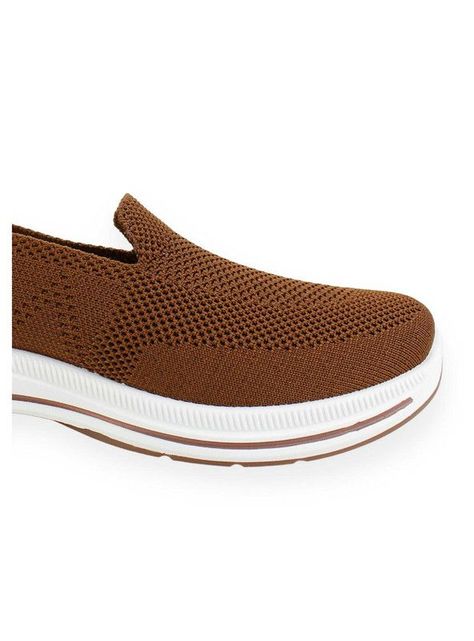 Zapatilla New Walk Malla Marrón-3