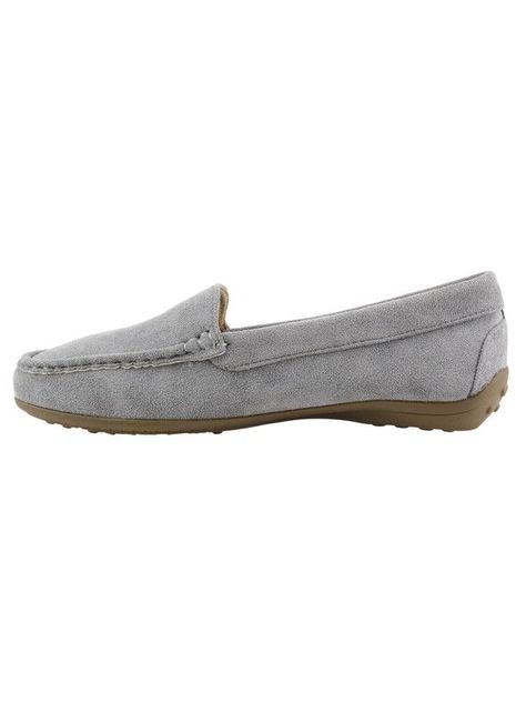 Mocasín New Walk Suede Confort Celeste-2
