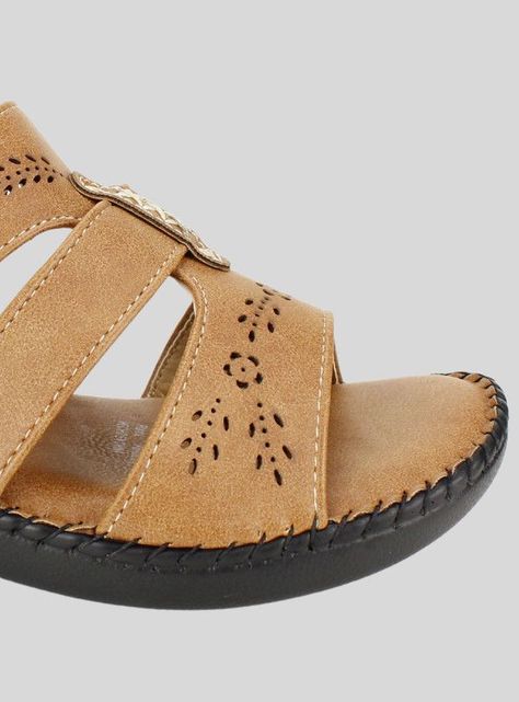 Sandalia New Walk Kaia Confort Camel-3