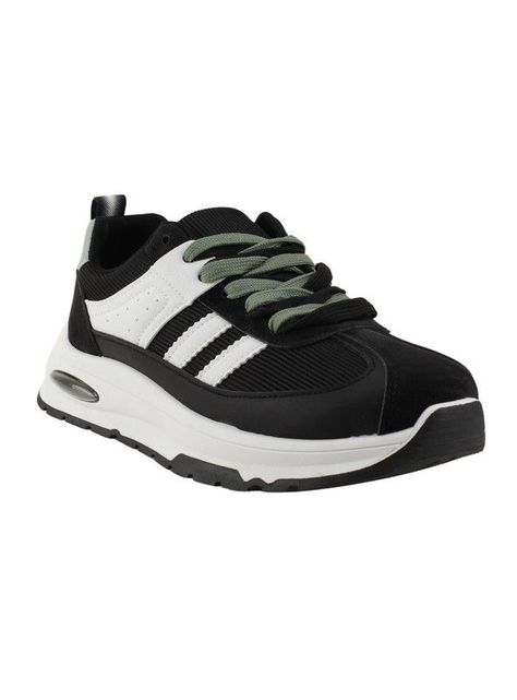 Zapatillas New Walk Urbana Retro Negra-1