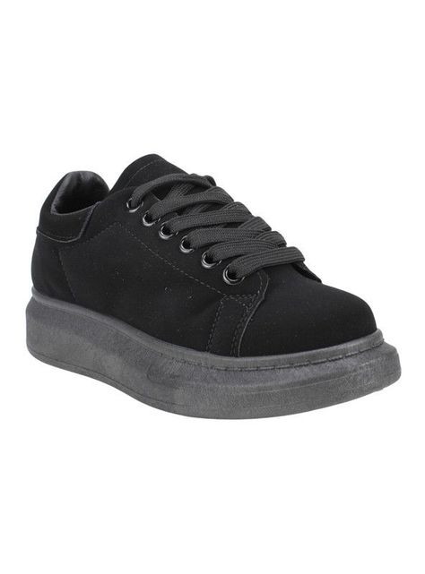 Zapatilla New Walk Plataforma Amy Negra-1