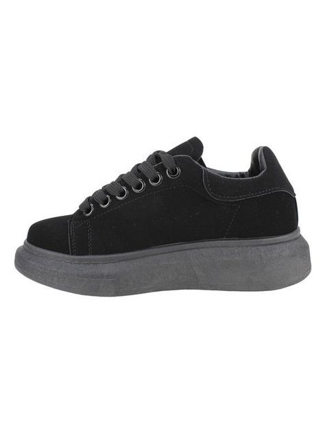 Zapatilla New Walk Plataforma Amy Negra-2