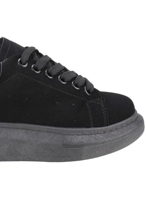 Zapatilla New Walk Plataforma Amy Negra-3