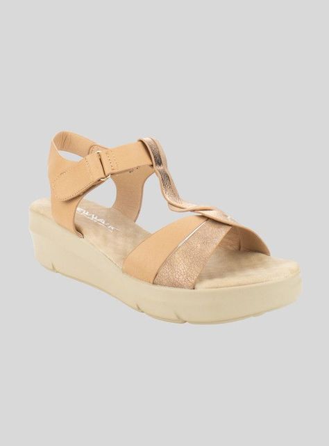 Sandalia New Walk Aura Camel-1