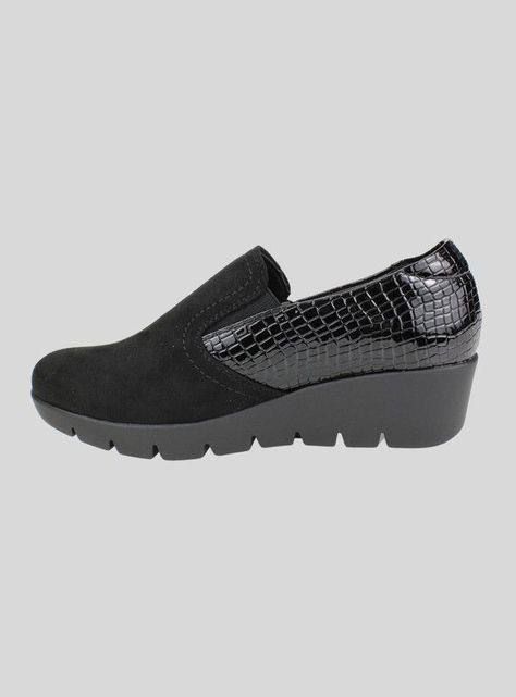 Zapato New Walk Reptil Lara Negro-2