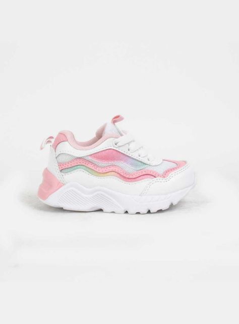 Zapatilla Nat Geo Kids Arcoíris Rosa-0