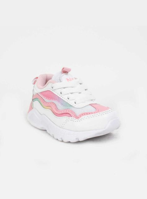 Zapatilla Nat Geo Kids Arcoíris Rosa-1
