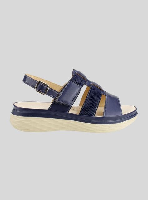 Sandalia New Walk Cintas Azul Marino-0