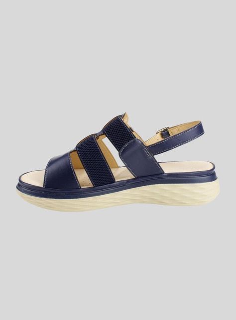 Sandalia New Walk Cintas Azul Marino-2
