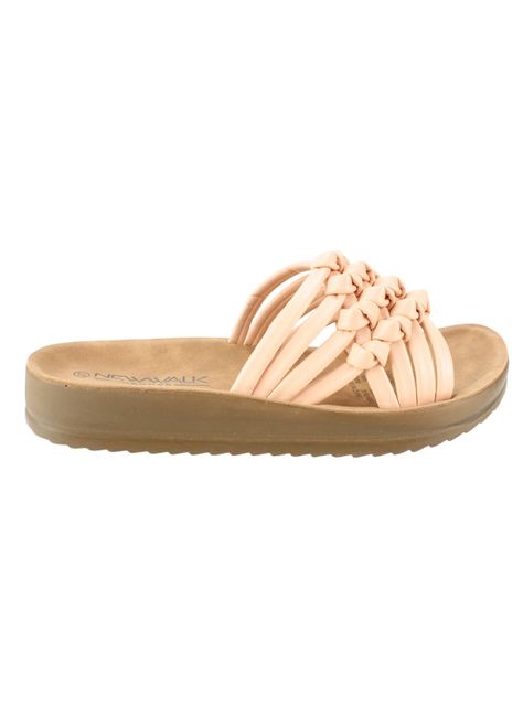 Sandalia New Walk Trenzada Rosa-0