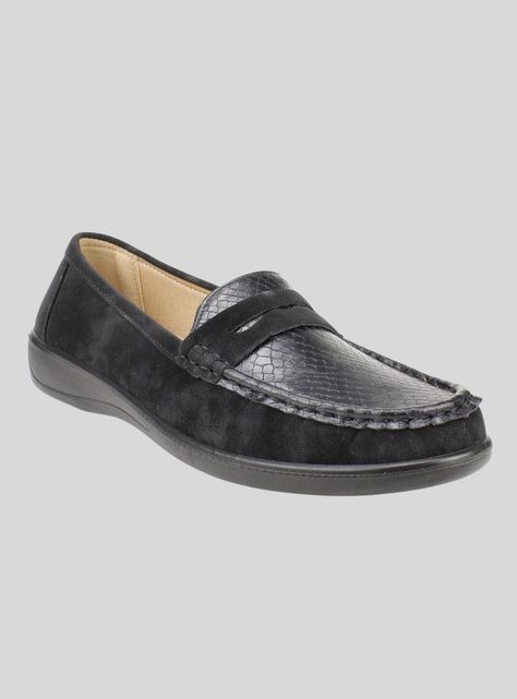 Mocasín New Walk Reptil Negro-1