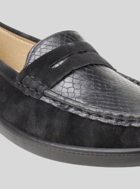 Mocasín New Walk Reptil Negro-3
