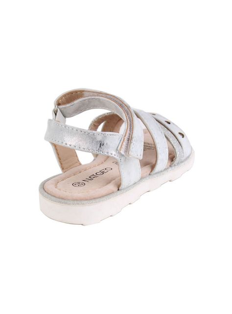 Sandalia Nat Geo Kids Silver-3