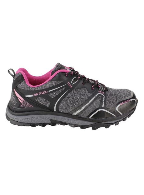 Zapatilla Nat Geo Outdoor Textil Negro-0