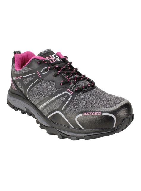 Zapatilla Nat Geo Outdoor Textil Negro-1