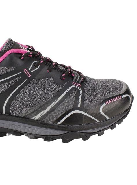 Zapatilla Nat Geo Outdoor Textil Negro-3
