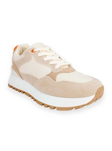 Zapatilla New Walk Urbana Beige-1