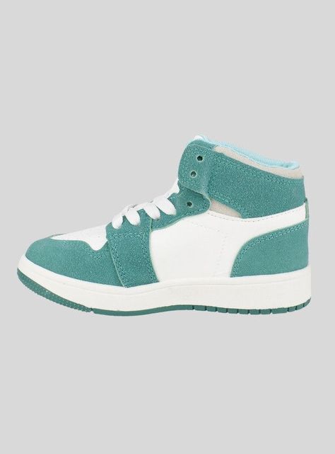 Zapatilla Nat Geo Kids Urbana Verde Blanca-2