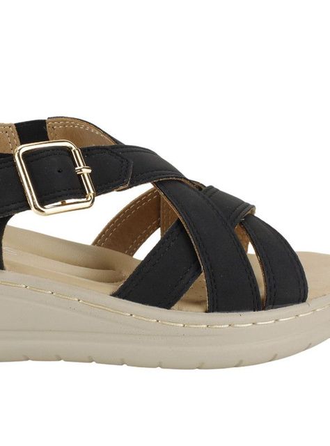 Sandalia New Walk Leonor Confort Negro-3