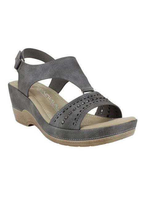 Sandalia New Walk Emma Confort Gris-1