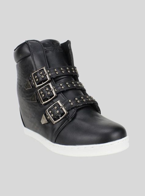 Zapatilla New Walk Broches Negra-1